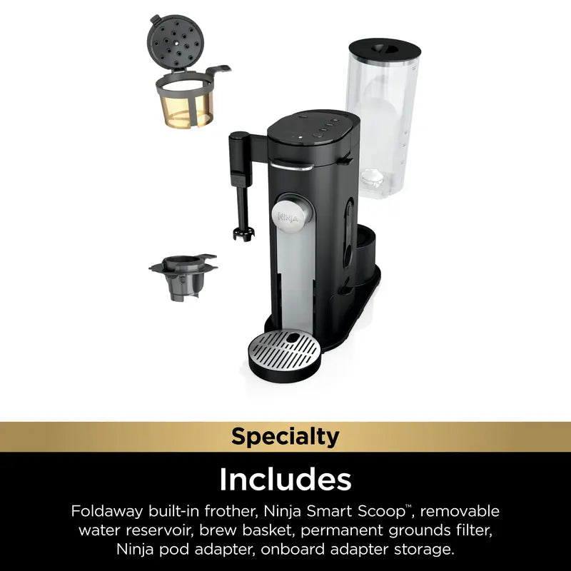 7-in-1 Coffee Maker With Built-In Milk Frother | K-Cup Compatible