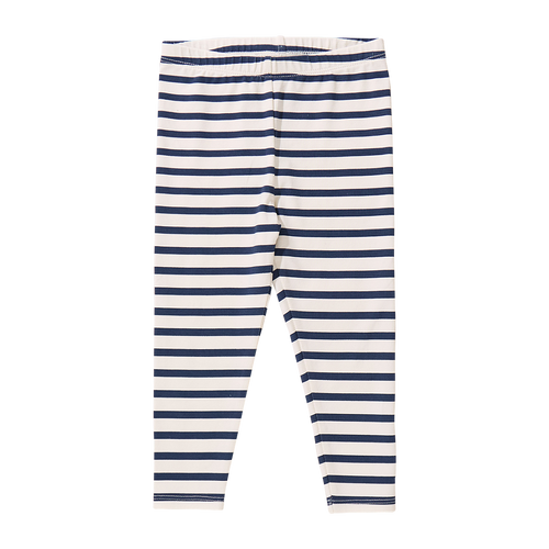 Cartwheel Legging - Navy Stripe