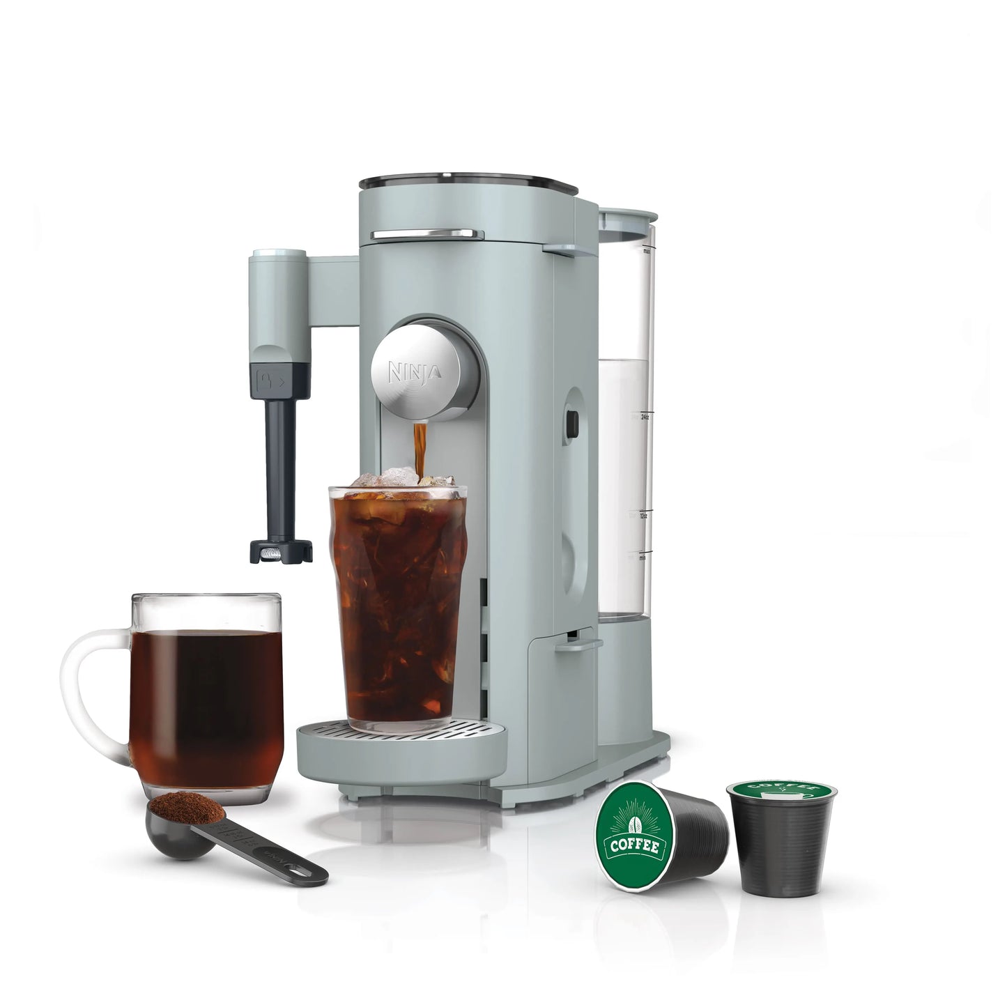 7-in-1 Coffee Maker With Built-In Milk Frother | K-Cup Compatible