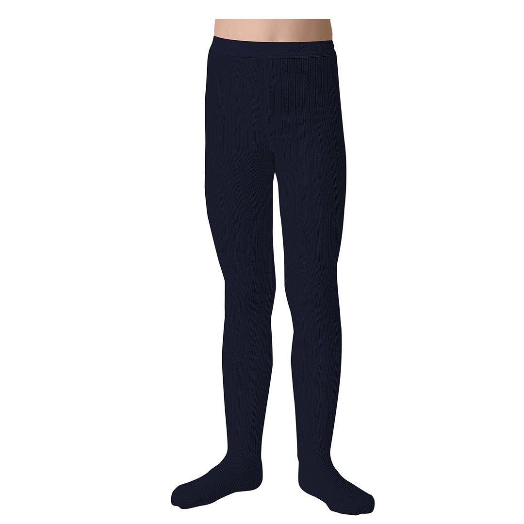 Ribbed Tights - Navy