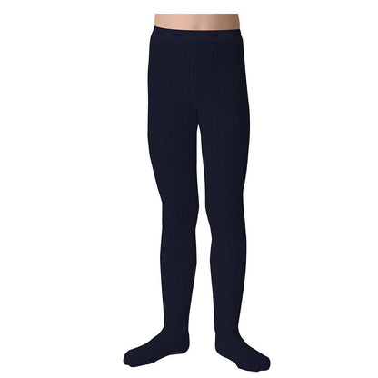 Ribbed Tights - Navy
