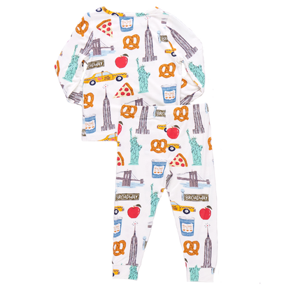Kids Bamboo PJ Set - NYC