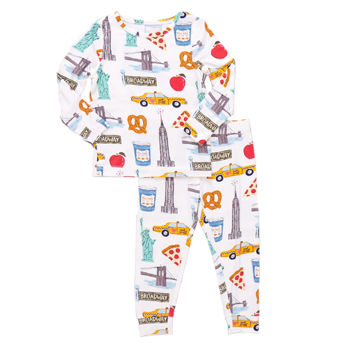 Kids Bamboo PJ Set - NYC