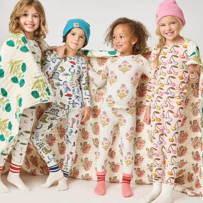 Kids Bamboo PJ Set - Western Dreams