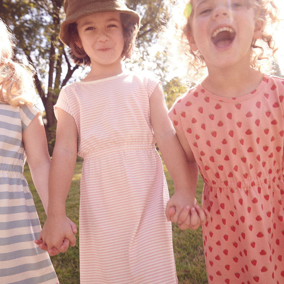 Playground Dress - Mini Strawberries