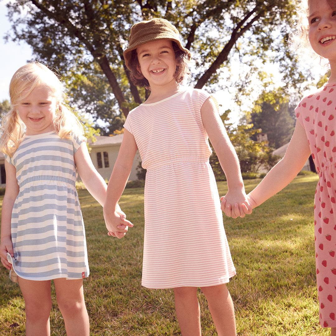Playground Dress - Pink Stripe
