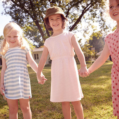 Playground Dress - Pink Stripe