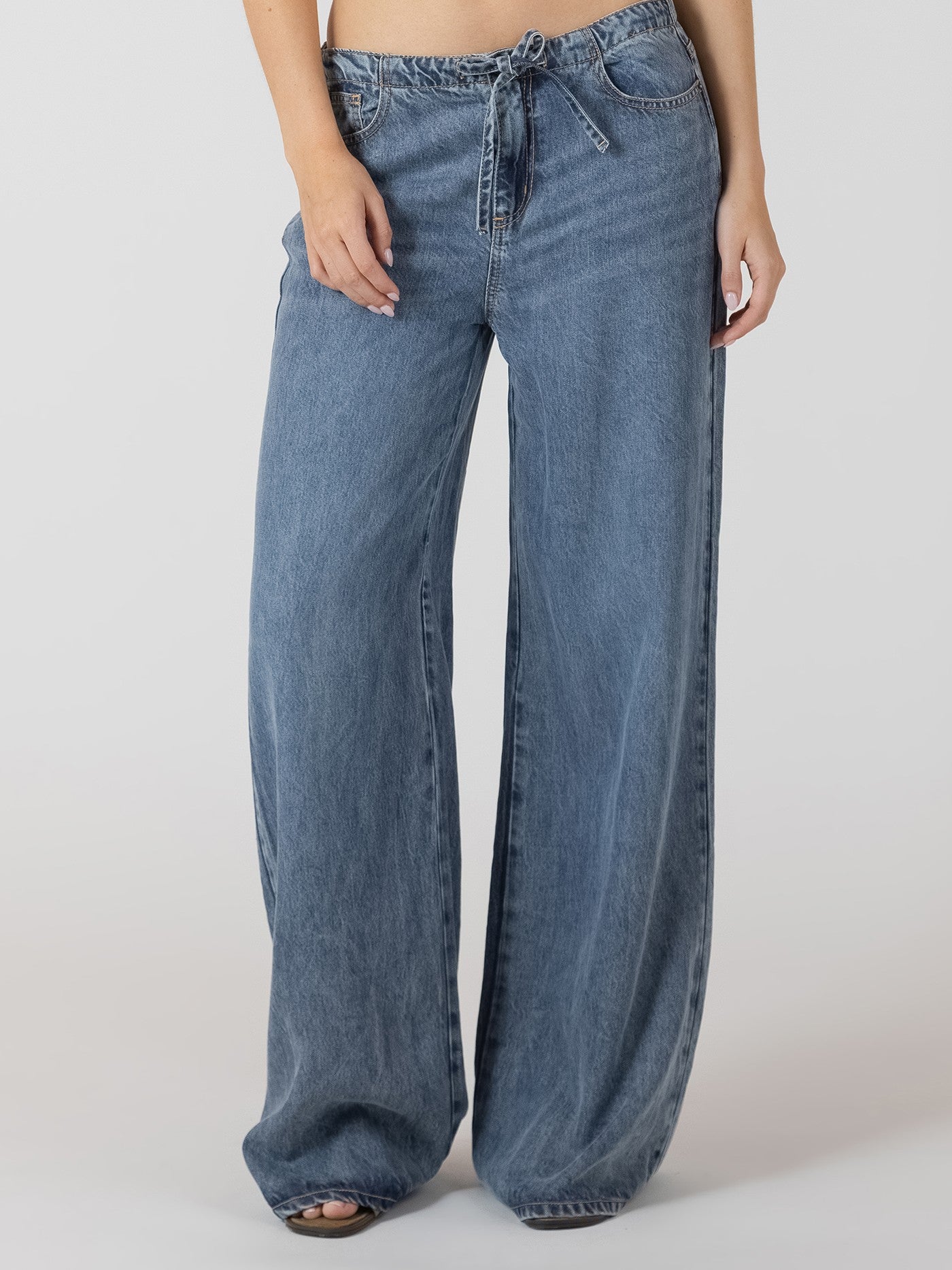 DEX Drawstring Waist Denim Pant
