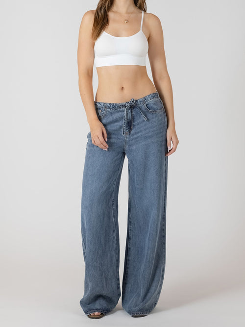 DEX Drawstring Waist Denim Pant